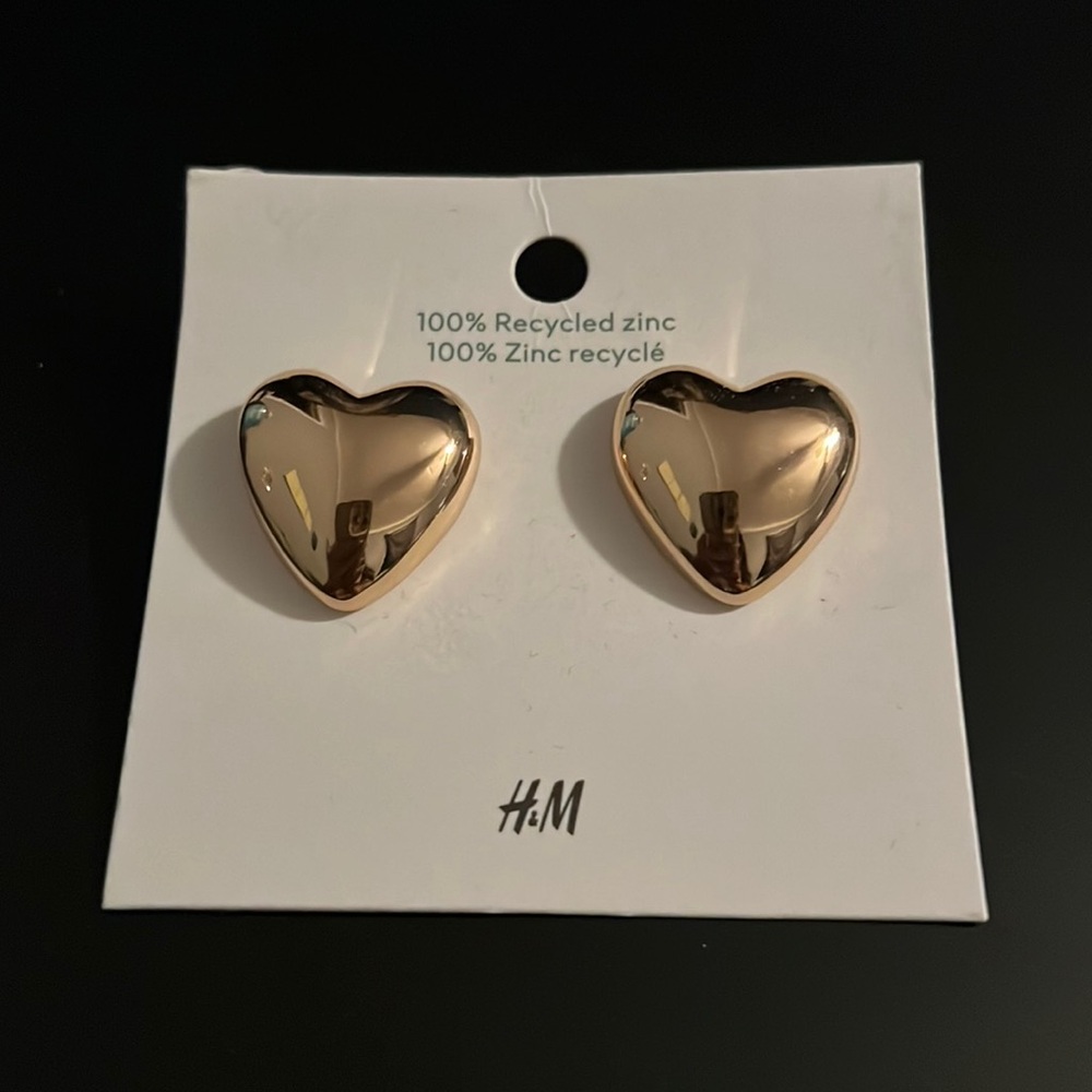 Puffy Heart Post Earrings